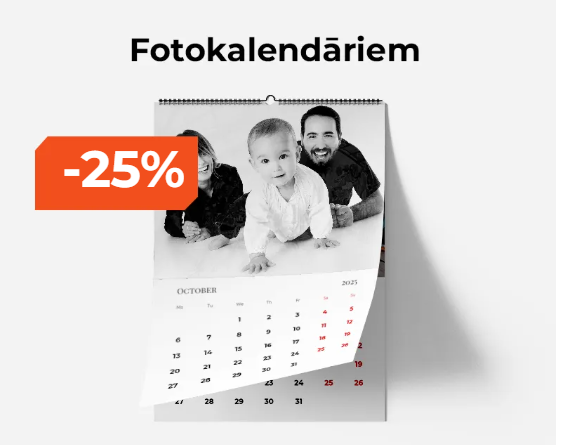 KODS: 25% atlaide fotogrāmatām ZoomBook